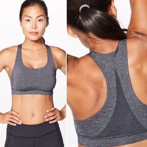 Lululemon Invigorate Sports Bra Size 6‎ Luxetreme Mesh Ventilated Supportive